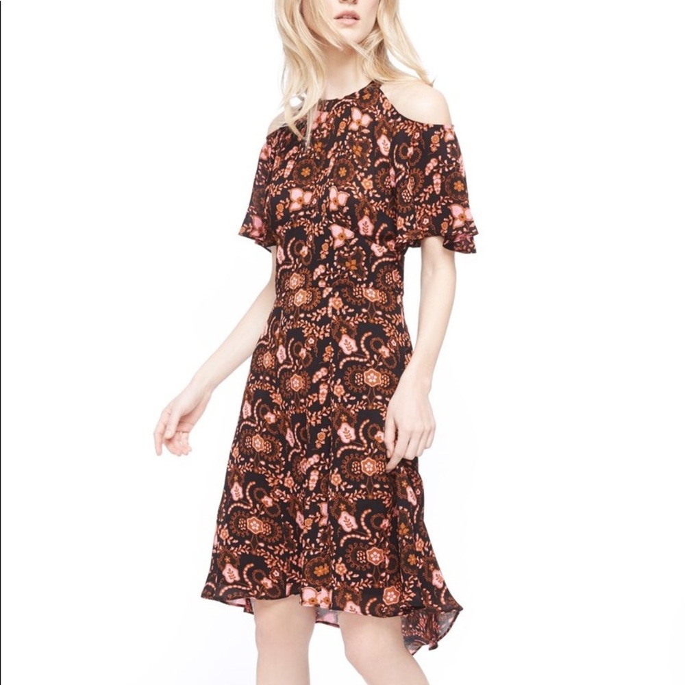 A.L.C. Emile dress nwt floral silk cold shoulder